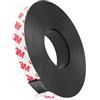 Flintronic 2M Rotolo di Nastro Magnetico, 1.5cm*1.5mm