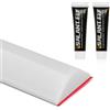 Flintronic Autoadesiva Silicone Doccia Barriera, Trapezio-2M(Bianco)