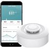SENCKIT Monitor di Qualità dell'Aria Smart: Misuratore WiFi per la Qualità dell'Aria Interna Rileva CH2O, CO2, VOC, Temperatura e Umidità, Controllo tramite App, Termometro e Igrometro per l'Automazione