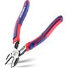 WORKPRO Pinza Combinata 196mm, Pinza Diagonale e Pinza Spelafili 2 in 1, Adatto per Spelare Fili da 16-10 AWG (1,3-2,6mm) e Tagliare Fili Duri da 2mm