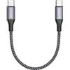 RAVIAD Cavo USB Type-C Ricarica Rapida Corto 50CM, 240W Cavo USB C USB C