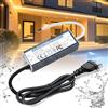 BRIMETI Trasformatore LED 220V 12V 36W Esterno Impermeabile IP67 Adattatore Alimentatore con Spina LED Driver AC 220V a DC 12V 3A Transformer Interruttore Tensione Trasformatori per Striscia