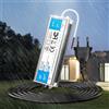 KSIBNW Trasformatore LED 12V 24W Alimentatore Impermeabile IP67 LED Driver con Spina AC 220V a DC 12V 2A 24W Adattatore Esterno Trasformatori Interruttore Tensione Bassa Costante Alimentatoredi