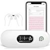 CheckMe DuoEK-S ECG Palmare Bluetooth, Misuratore ECG Wireless con Report di Analisi, ECG Portatile con Schermo OLED da 0,96 pollici, 30s - 5 mins, Cardiofrequenzimetro, APP per iOS/Android