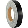 KS24 Products Gaffer Tape - Nastro adesivo in tessuto di alta qualità, ampia scelta di colori e larghezze, altamente adesivo e rimovibile/nero, 12 mm x 50 m