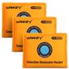 wisedry 200 g x 3 Confezioni pacchetti di essiccante in gel di silice ricaricabili con indicazione del colore per l'umidità riutilizzabili per casseforti per armi, cassette degli attrezzi