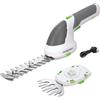 WORKPRO Forbici a Batteria 2 in 1, Cesoia Elettrica a Batteria al Litio 7,2V 2Ah, Larghezza di Taglio 100mm, Lunghezza di Taglio 150mm, Adatto al Giardino (Bianco)