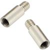 KLEBESHOP24 Prolunga M4 per viti Chicago - prolunga filettata - lunghezze e quantità a scelta - nichelata, 10 mm, 20 pezzi