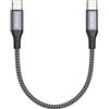 RAVIAD Cavo USB Type-C Ricarica Rapida 0.3M Corto, 240W Cavo USB C USB C