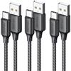 RAVIAD Cavo USB Type-C, Cavo USBA a USBC 3.1A Ricarica Rapida [3Pezzi 1M]