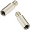 KLEBESHOP24 Prolunga M4 per viti Chicago - prolunga filettata - lunghezze e quantità a scelta - nichelata, 20 mm, 20 pezzi