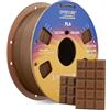 OVERTURE Filamento PLA 1,75 mm Cioccolato 1 kg Rapido