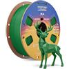 OVERTURE Filamento PLA 1,75 mm Verde 1 kg Rapido