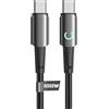 Yosou Cavo USB C USB C 2M 100W 5A Cavetto Ricarica Rapida PD Type-C Caricatore Carica Nylon Filo Caricabatterie USBC per iPhone 17 15 16 Pro Max/Plus iPad MacBook Samsung Galaxy S24 S25 S26 Google Pixel
