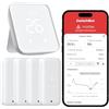 SwitchBot Termometro opaco igrometro per interni ed esterni, confezione da 4 con Hub2, IP65, impermeabile e sensore di umidità, compatibile con Apple Home, Alexa, GoogleHome, IFTTT