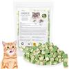 OSDUE 100g Gatta Liofilizzato,Erba Bastoncini da Masticare per Gatti,Snack Liofilizzato per Pulizia dei Denti con Pollo,latte intero di capra in polvere,tuorli d'uovo,erba d'orzo,ecc,per la Pulizia