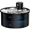 VKIMISS Fontanella per Gatti senza Fili: Fontana per Gatti - 3.2L Fontanella Gatto con Sensore di Movimento - Fontana Gatto Batteria - Dispenser Acqua Gattis con Pila 4000mAh - Acciaio Vassoio per Bere