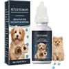 MQUGEE Pet Gocce Occhi per Cani E Gatti, Cura degli Occhi, Lubrifica, Idrata, Rimuove Morbidezza e Modo Naturale Le Sporchezze, Aiuta a Rimuovere Macchie da Lacrimazione, 100ML