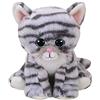 TY 42304 Millie, Gatto, Beanie Babies, Peluche, Grigio, 15 cm