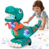 Highttoy Gioco Dinosauro per Gattonare Neonato con Musica e Luci