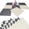 LittleTom 8 Pezzi Tappeto Gioco per Bambini in Piastrelle EVA 50x50 cm - Pavimento Morbido e Antiscivolo per Bimbi - Superficie Puzzle Protettiva Ideale per la Cameretta dei Piccoli e Gioco a Terra