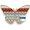Valino Pop On It Gioco dai Colori Pastello | Bubble Fidget Toys Impermeabili per Bambini | Gioco Sensoriale in Silicone di Alta Qualità (Farfalla - Senza BPA)