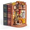 Rolife Book Nook Studio D'angolo Silenzioso, Casa Delle Bambole Booknook