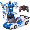 Highttoy 2.4GHz 360° Macchina Polizia Telecomandata Robot Bambini 3+ Anni