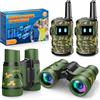 Dislocati Giochi Bambino 3-9 Anni Maschio, Walkie-talkie Bambini Regalo Bambino 3-9 Anni Binocolo Bambini Giochi da Giardino per Bambini Giochi all'aperto per Giocattoli Bambino Regali di Natale