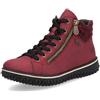 Rieker RiekerTEX Z4263 - Stivaletti classici da donna, impermeabili, modello Z4263, Colore: rosso, 36 EU