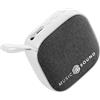 Music Sound - MINI - Speaker Bluetooth - Potenza 3 WATT - Play Time 4 ore - Compatto e portatile - Finiture in tessuto morbido e colorato - Bianco