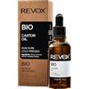 REVOX B77 - Olio di Ricino Biologico 100% Puro, 30 ml, Olio per Ciglia, Capelli, Pelle e Cuticole, Idratante Naturale, Rinforza Sopracciglia e Capelli, Nutre Cuticole, Spremuto a Freddo, Vegano