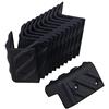 Bqlzr 48 x 48 x 80 mm nero, custodia in plastica amplificatore per chitarra Stage speaker Corner Protector, confezione da 12