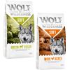 Wolf of Wilderness Multipack risparmio! 2 x 12 kg Wolf of Wilderness Adult Soft Crocchette semi-umide per cani - Pacco misto: Wide Acres Pollo + Green Fields Agnello