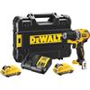 DEWALT Trapano Avvitatore Brushless 12V XR Compatto, DCD701D2-QW