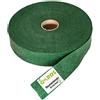 Gards® Baumanbinder - Nastro in Tessuto Non Tessuto - Spago da Giardino, 25 Metri, Traspirante, permeabile all'Aria, Resistente alle intemperie, 100% Austriaco, Larghezza 50 mm, 200g/m² Verde