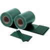 HENG FENG Strisce Frangivista PVC per ringhiere 70m x 19cm, Verde | Frangivista PVC per Recinzione Doppio Picchetto 450g/m² per privacy,impermeabile & anti-UV per Giardino/Balcone, con 40 Clip