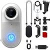 NbgrvB Action Camera 4K ABS Body Cam per Vlogging Diving (Bianco)