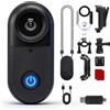 NbgrvB Action Camera 4K ABS Body Cam per Vlogging Diving (nero)