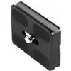 Toddmomy Piastra Quick Release in Alluminio Leggero per Fotocamere Adattatore Rapido Compatibile con Kirk Gangrenboqi e Benro Accessorio con Protezione in Gomma Antiscivolo per Treppiedi