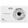 Asixxsix Fotocamera Digitale, Fotocamera Vlog con Schermo TFT da 2,8 Pollici, Zoom Digitale 18X con Messa a Fuoco Automatica, Punto e Scatto da 48 MP, Batteria da 650 MAh, Condivisione OTG, Ricarica