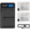 Shentec 2X Shentec 7.4V 1900mAh Li-ion per Batteria Canon LP-E8 Rebel T3i T2i T4i T5i EOS 600D 550D 650D 700D Kiss X5 X4 Kiss X6 LC-E8E