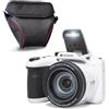 KODAK Pixpro Astro Zoom AZ405 + custodia protettiva - Fotocamera digitale Bridge, Zoom X40, grandangolare 24 mm, 20 Megapixel, LCD 3, video Full HD 1080p, OIS, batteria AA - Bianco