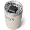 YETI Rambler Stackable Cup with Durasip Ceramic Lining, Vacuum Insulated Stainless Steel Cup with Magslider Lid, Cape Taupe, 8 oz (236 ml)