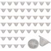 HJDJBD 50 filtri per tubi in acciaio inox da 16 mm, filtro per tubo, filtro per tubo, filtro conico, filtro per pipa, filtro per fumo, filtro per la pulizia dei metalli, riutilizzabile per un filtraggio