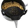 Fmzrbnih Colino per pasta - Colino da cucina resistente al calore, colino da pentola con clip | scolapasta regolabile in silicone con clip per pentole da cucina, colino resistente al calore per carne