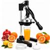 Cexovil Spremiagrumi Manuale a Leva, 48 cm, con 2 Accessori | Per arance, limoni, melograni, pezzi di mele e pere; beccuccio alto per tazze, piedini stabili