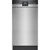 Siemens SR43ES25ME iQ300 - Lavastoviglie da incasso, 45 cm, ultra silenziosa, varioSpeed Plus, sistema a cestello varioFlex e cassetto vario, autoOpen dry, aquaStop, Home Connect, acciaio spazzolato