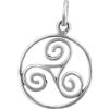 Kiss of Leather Triskel Petite Ciondolo in argento Sterling 925