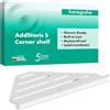 hansgrohe AddStoris S - Mensola doccia, cestino doccia, mensola angolare bagno, cestino sapone, accessori bagno, bianco opaco, 41761700